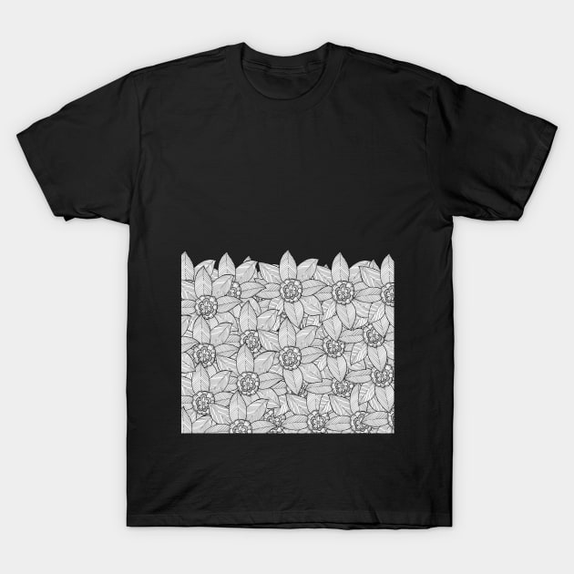 The flower field T-Shirt by Swadeillustrations